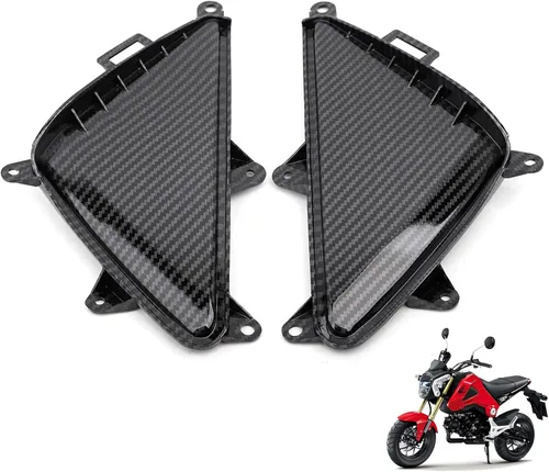 Miniatura 16 de Mokuo Cobertura de Faro Negro para Motocicleta Fit para Honda Grom Msx125 SF 2013-2016 Kit de Carenados Piezas