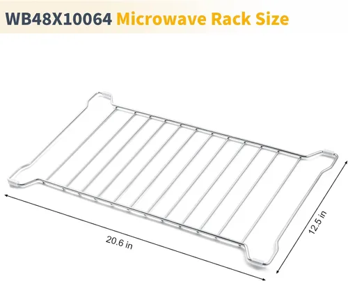 Miniatura 4 de Allstare WB48X10064 Piezas de repuesto para microondas GE Piezas de microondas Perfil Cafe Microondas Rack Holder 304 Acero inoxidable CVM1790SSSS