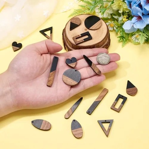 Miniatura 4 de Colgante de madera de resina, Resina, No es una piedra preciosa