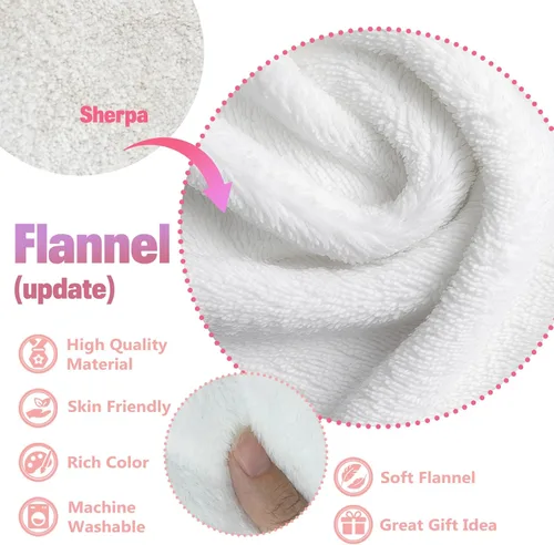 Miniatura 5 de Manta de bebé personalizada, manta con nombre personalizado para niños, bebés y adultos, mantas con animales personalizadas para niñas, niños