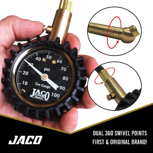 Miniatura 5 de JACO ElitePro, Medidor de presión de los neumáticos, 100 PSI