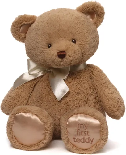 Miniatura 10 de GUND Baby My First Teddy Bear - Peluche de animal ultra suave para bebés y recién nacidos, color bronceado, 10 pulgadas
