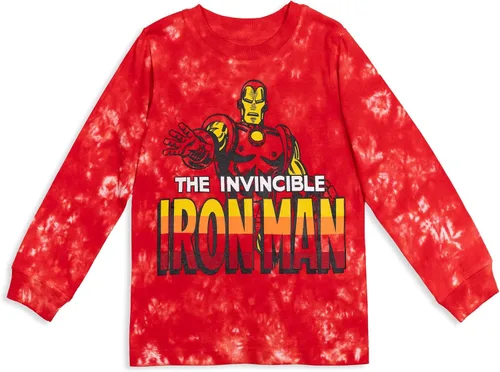 Marvel Avengers Spider-Man Captain America Iron Man Hulk Black Panther Miles Morales - Camiseta de hombre pequeño a niño grande