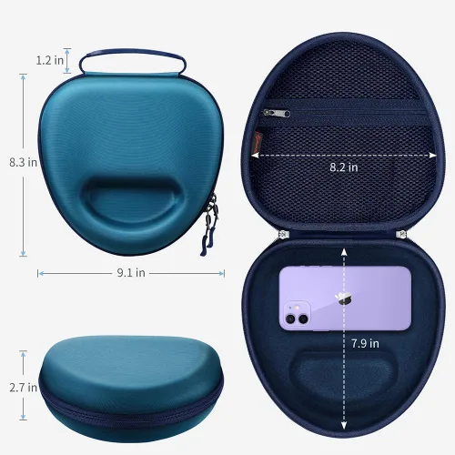 Miniatura 6 de Fintie Funda rígida para auriculares AirPods Max 2 (2026) y AirPods Max 1 (2024/2020), a prueba de golpes, bolsa protectora de almacenamiento