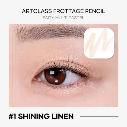 Miniatura 3 de Too Cool For School Artclass Frottage Pencil - Lápiz de maquillaje multiusos - #01 Shining Linen