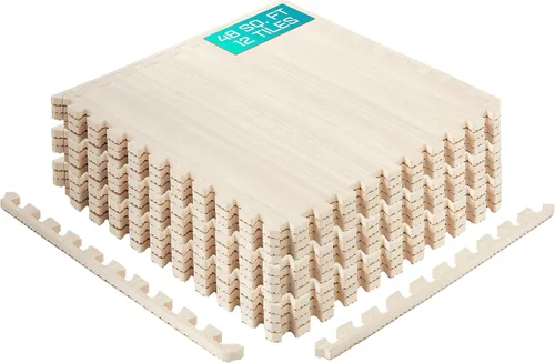 Miniatura 12 de Yes4All Alfombrillas Entrelazadas de EVA, Baldosas de Suelo tipo Rompecabezas, Acolchado de Suelo de Espuma con Borde para Muebles, Espacio
