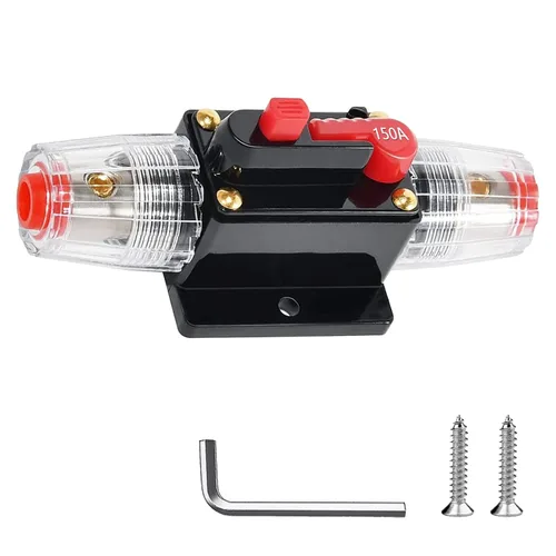 Miniatura 8 de Disyuntor de 30 Amperios con Reinicio Manual Fusible en Línea, 12V-48V DC para Audio de Automóvil Barco Marino Motor de Pesca Curricán Protección