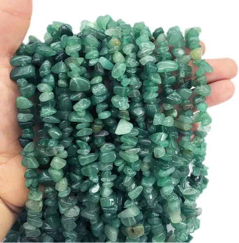 Miniatura 20 de Cuentas de piedra pulida de obsidiana negra de 0.197-0.315 in para la fabricación de joyas, cuentas sueltas de cristal curativo de forma irregular