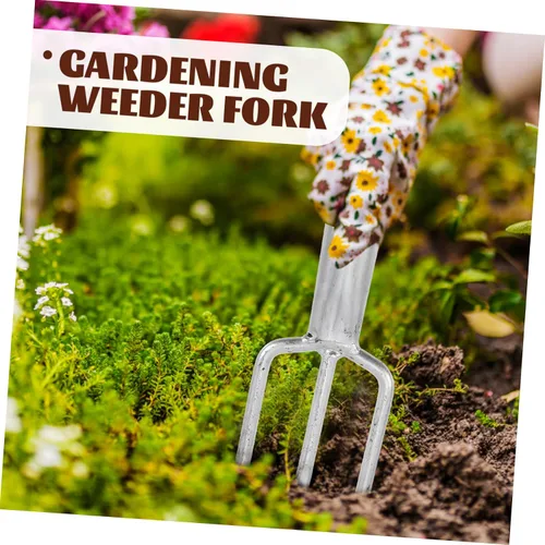 Miniatura 4 de Outanaya Herramienta de pesca de hierro Tenedor multiusos para pesca Jardinería Durable para deshierbar Diseño compacto
