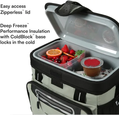 Miniatura 2 de Titan by Arctic Zone Deep Freeze Cooler - Enfriador de cuerpo duro sin cremallera, aislamiento de congelación profunda, forro de cuerpo duro