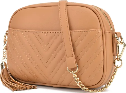 Miniatura 11 de lola mae Bolso bandolera acolchado, bolso de hombro de diseño moderno Shoulder Purse