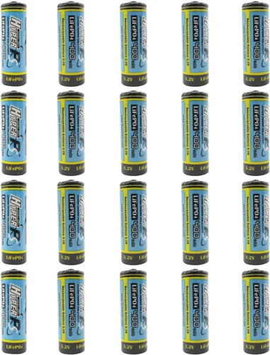 Miniatura 9 de (4-Pack) HyperPS 3.2V LiFePo4 14430 (14 x 43mm) 400mAh Rechargeable Battery for Solar Panel Light, Tooth Brush, Shaver, Flashlight