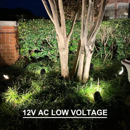 Miniatura 7 de GOODSMANN Luces de paisaje de bajo voltaje Focos de paisaje Focos 3W LED 200 lúmenes con bombilla reemplazable 12V CA con conector de cable