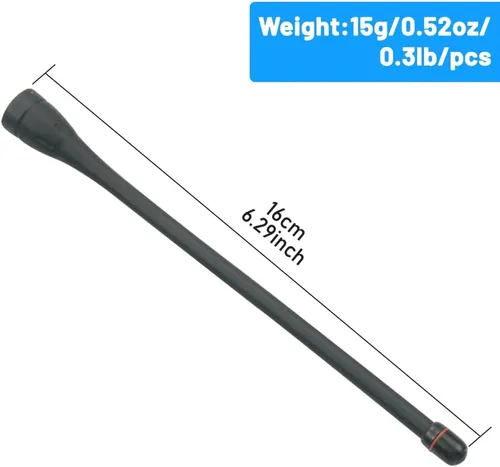 Miniatura 5 de Antena de repuesto para antena Icom F21 F24 F4001 F4011 F4101D F3021 F4161 F43GT F43TR Radio UHF 440-470Mhz FA-SC57U (paquete de 2)