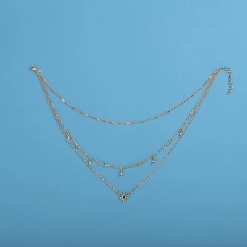 Miniatura 3 de Collar dorado con estrella solar para mujer, collares de moda para mujeres hermosas, Metal