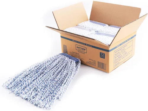 Miniatura 19 de Matthew Cleaning - Paquete de 3 trapeadores de algodón de 16 onzas, cuerda abierta de algodón, recambios de cuerda resistente, mezcla universal