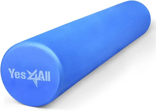 Miniatura 18 de Yes4All Rodillo de espuma EVA firme para la espalda - Rodillo redondo para la espalda para ejercicio, yoga y pilates 12/18/24/36 pulgadas A. Azul