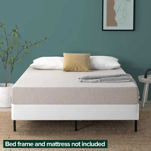 Miniatura 10 de Somier base de colchón plegable Sleep Master BiFold, Acero, Blanco