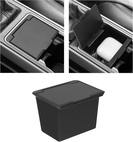 Organizador de Monedas para Consola Central Compatible con Toyota 2016-2020 2021 2022 2023 Tacoma, Accesorios ABS, Portavasos, Caja de Almacenamiento