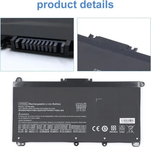 Miniatura 5 de HT03XL HT03 Batería para HP Pavilion 14-CE0001LA Pavilion 14-CE0014TU Pavilion 14-CE0010CA HSTNN-LB8L L11421-421