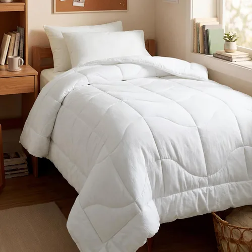 Miniatura 23 de Bedsure - Edredón tamaño queen, acolchado, para todas las estaciones, ultrasuave, plumón alternativo prelavado y relleno de edredón con 4 pestañas