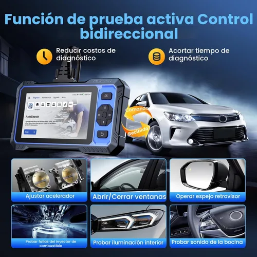 Miniatura 2 de MUCAR 682 Herramienta de escaneo bidireccional con asistencia de IA OBD2, escáner para todo el sistema del automóvil, herramienta de diagnóstico