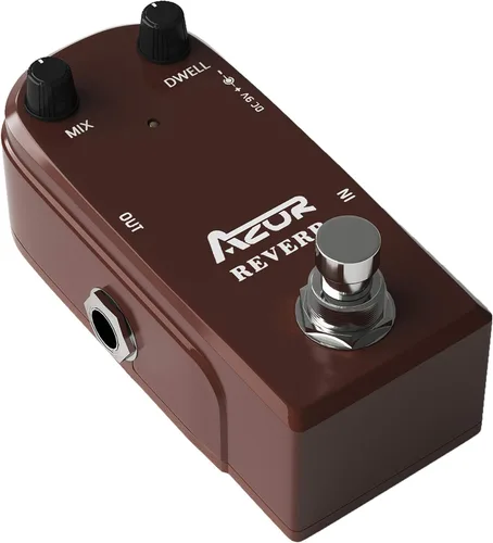 Miniatura 13 de AZOR AP-302 - Pedal de efecto de guitarra de distorsión, 3 modos, natural, apretado, clásico para guitarra eléctrica, True Bypass 3 perillas
