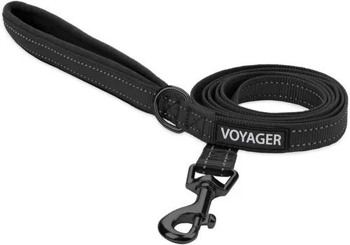 Miniatura 14 de Best Pet Supplies Correa reflectante Voyager para perros con mango de neopreno, para razas pequeñas, medianas y grandes, bonita y resistente