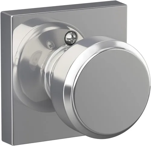 Miniatura 56 de SCHLAGE F51A BWE 622 - Pomo de puerta Bowery, cerradura de entrada con llave, color negro mate Mate negro