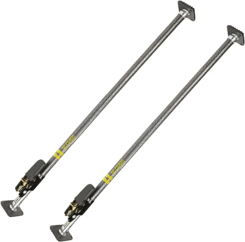 Miniatura 8 de DC Cargo Mall Barra de Carga Ajustable para Caja de Camioneta – Divisor de Caja de Camión de 40"-70", Estabilizador de Carga Resistente para Tundra
