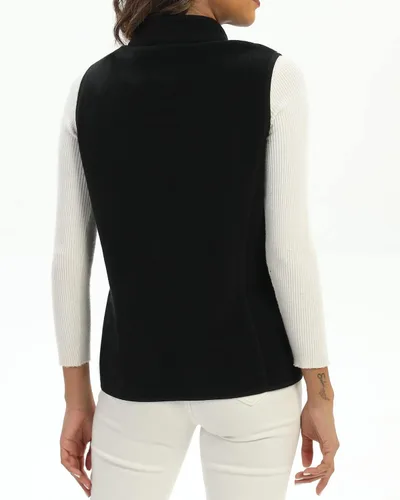 Miniatura 7 de Xeoxarel Chaleco de forro polar para mujer con 6 bolsillos (XS-2XL)