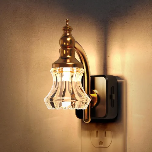 Miniatura 34 de L LOHAS LED - Luces nocturnas enchufables en la pared, temperatura de color ajustable 3000K/4000K/5000K, luz nocturna de burbujas con sensor