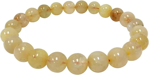 Miniatura 494 de Gem Avenue Handmade Round Bead Stretch Bracelet Unisex Natural Stone Beaded Jewelry for Men & Women, Elastic Wristband for Daily Wear