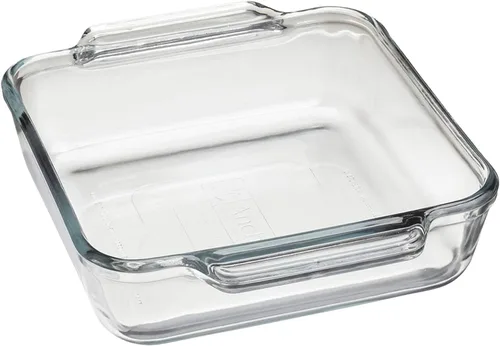 Miniatura 2 de Plato hondo para pasteles Anchor Hocking 81214L11 de Oven Basics; 9.5 pulgadas, transparente, Cazuela, Transparente