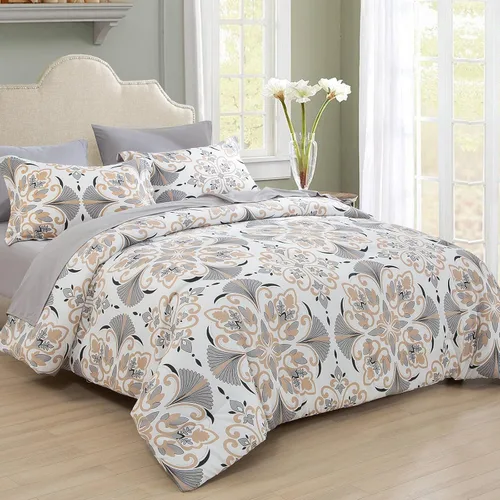 Miniatura 23 de EMME Bed-in-A-Bag - Juego de edredón de 5 piezas para cama Twin de microfibra cepillada y relleno de plumón sintético, suave y cómodo, lavable a 01