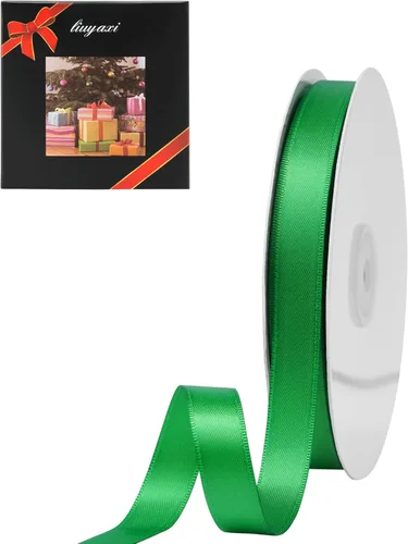 Miniatura 9 de LIUYAXI Cinta de Satén Dorada de Doble Cara 1/4" X 50 Yardas, Cintas Perfectas para Manualidades, Envoltura de Regalos, Fabricación de Lazos y Más