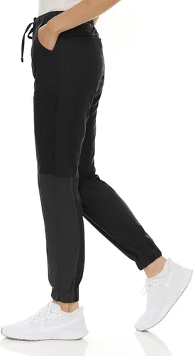 Miniatura 4 de MediChic Scrubs - Pantalones deportivos de malla con seis bolsillos
