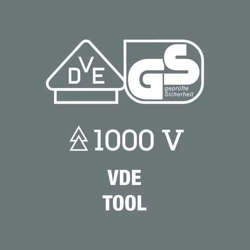 Miniatura 2 de WERA 05004966001 8007 B VDE Zyklop Trinquete, aislado, con palanca de interruptor, con accionamiento de 3/8", 3/8" x 8.740 in