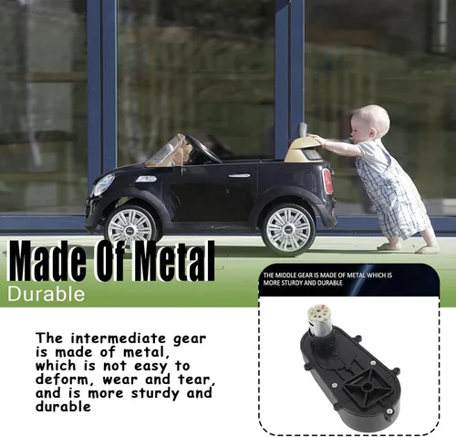 Miniatura 7 de Caja de cambios de motor eléctrico RS390 6V/12V 12000-20000RPM para niños, automóvil, automóvil, dirección, accesorios para niños, piezas