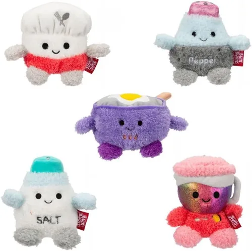 Miniatura 9 de BumBumz Peluches BreakfastBumz de 4.5 pulgadas Paquete de 5 - Muffin de Arándanos Melissa, Café Colton, Tostada con Mermelada Arcoíris Timothy