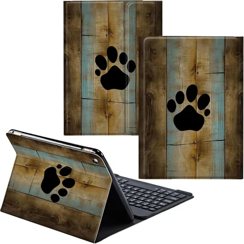 Miniatura 34 de Funda para Samsung Galaxy Tab S6 Lite 2022/2020 Teclado inalámbrico desmontable y cubierta de soporte de piel sintética Funda protectora