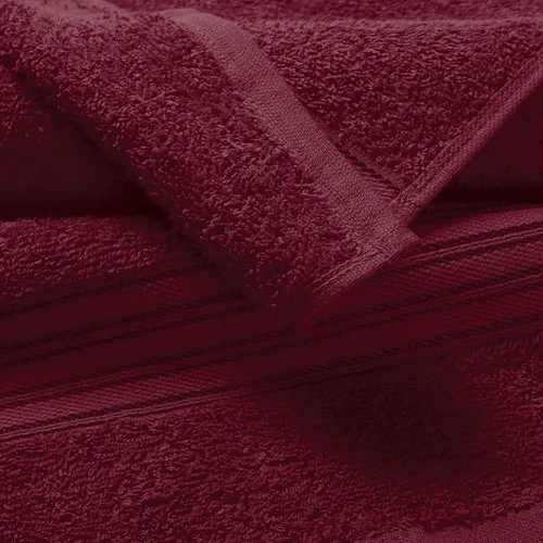 Miniatura 2 de BOUTIQUO Juego de 2 toallas de baño 100% algodón de 28 x 55 pulgadas, toallas de baño grandes ecológicas, compactas, de secado rápido, ligeras, Rosa