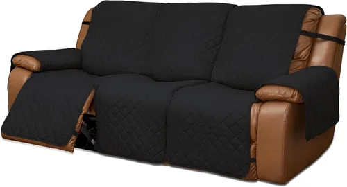 Miniatura 20 de Easy-Going Funda para Sillón Reclinable de Dos Plazas, Funda de Sofá Reversible para Sillón Reclinable Doble, Funda de Sofá Dividida para Cada