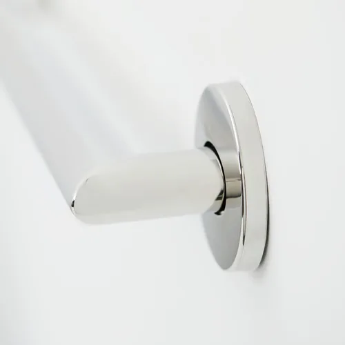 Miniatura 6 de Coronado Designer - Barra de agarre ovalada para ducha de baño de 24 pulgadas con esquinas en inglete, pulida Pulido