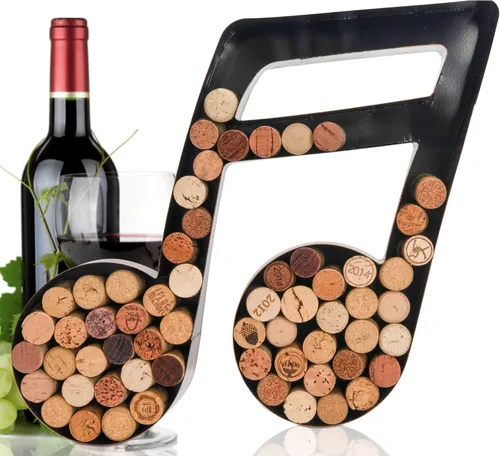 Miniatura 8 de Made Easy Kit Letra de metal para corchos de vino, monograma para atesorar recuerdos y soporte con kit de montaje en pared gratuito A-Z