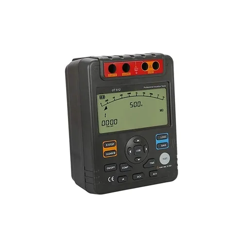 ATO Probador de aislamiento digital, 500V/1000V/1500V/2500V, megohmímetro y multímetro para medir la resistencia de aislamiento, voltaje, PI y DAR