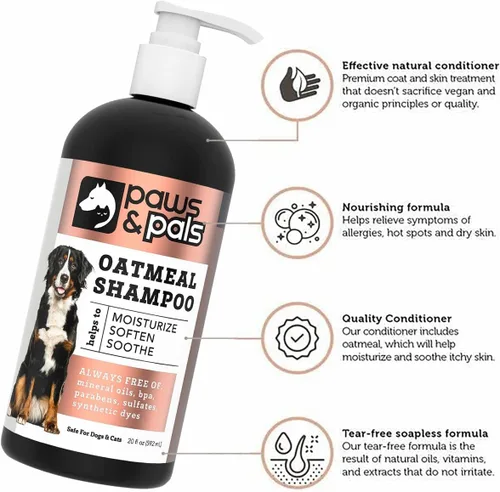 Miniatura 2 de Champú y acondicionador para perros, de la marca Paws & Pals, 20 onzas, Transparente