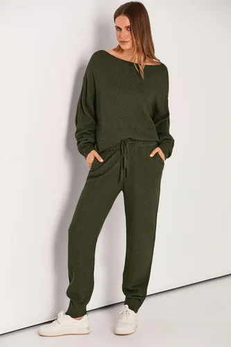 Miniatura 6 de PRETTYGARDEN Conjunto de 2 piezas para mujer, sudadera de manga larga y pantalones largos, ropa de descanso
