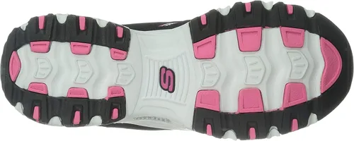 Miniatura 10 de Skechers D'Lites-Life Saver - Tenis de espuma viscoelástica con cordones para mujer