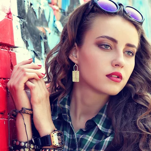 Miniatura 2 de SPUNKYsoul Boho Dangle Vintage Multi-Metal Earrings for Women Stylish Boho-Chic Jewelry, Ideal Christmas Gifts for Women, Wives & Teenagers, Trendy